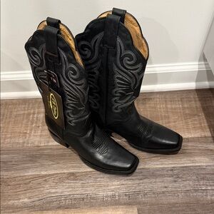 J.B. Dillon Black Western Boots